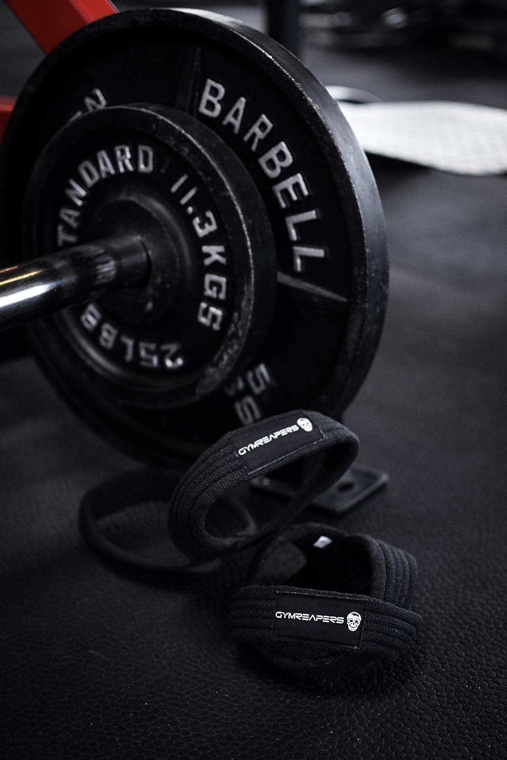 imageGymreapers Figure 8 Lifting Straps For Deadlift Powerlifting Strongman ampamp Cross Training Strong Weightlifting Wrist Straps For Men WomenBlack