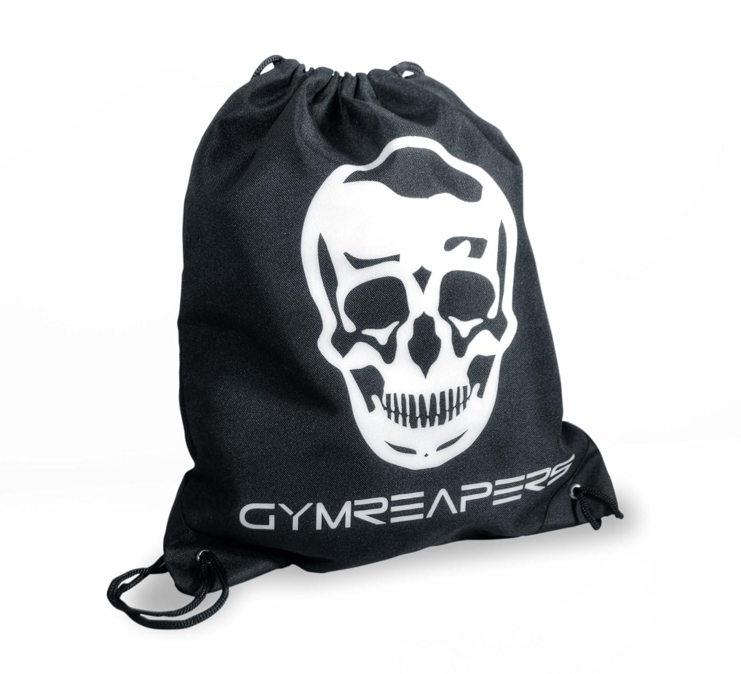 imageGymreapers Knee Sleeves 1 Pair With Gym Bag IPF Approved Knee Sleeve ampamp Compression Brace for Squats Fitness Weightlifting and Powerlifting 7MM Sleeve Pair For Men ampamp Women LargeBlackRed