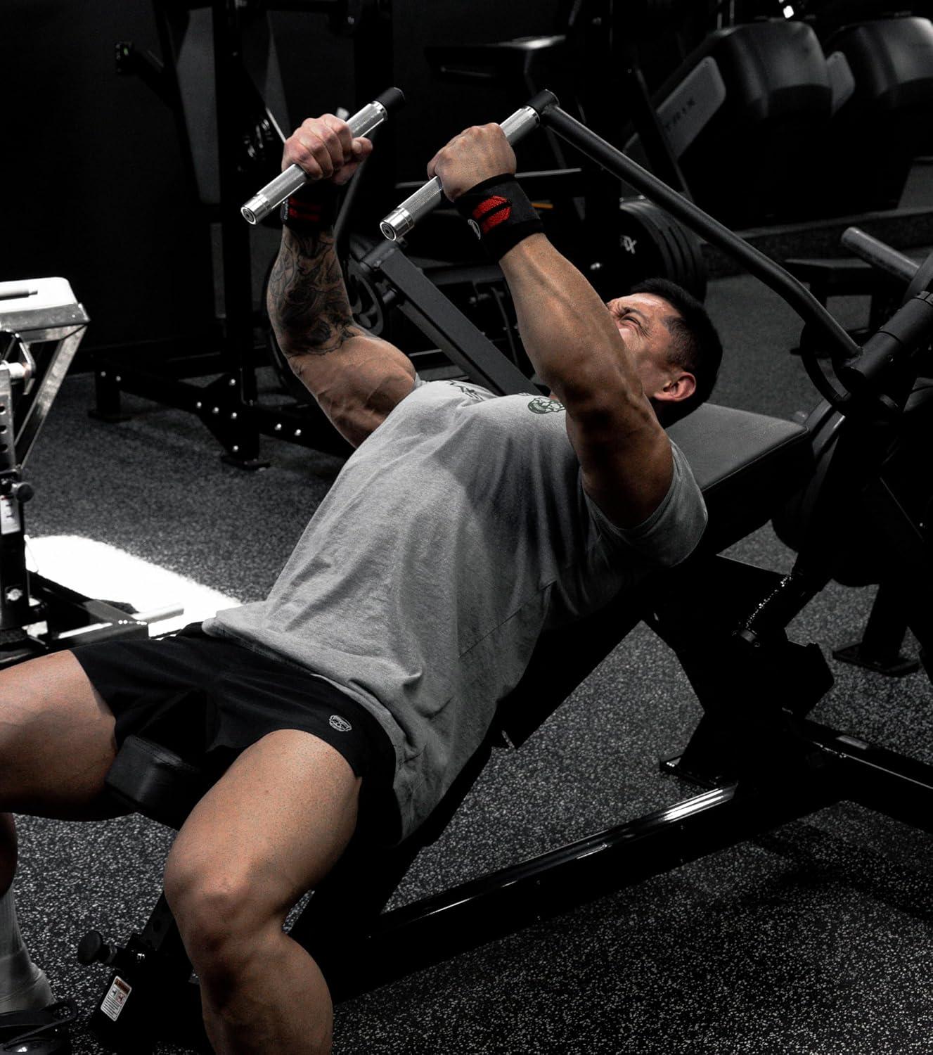 imageGymreapers Moisture Wicking Short Sleeve TShirt for Men Crew Neck Workout Shirts Casual Gym Cotton Everyday TeeGrayRanger Green