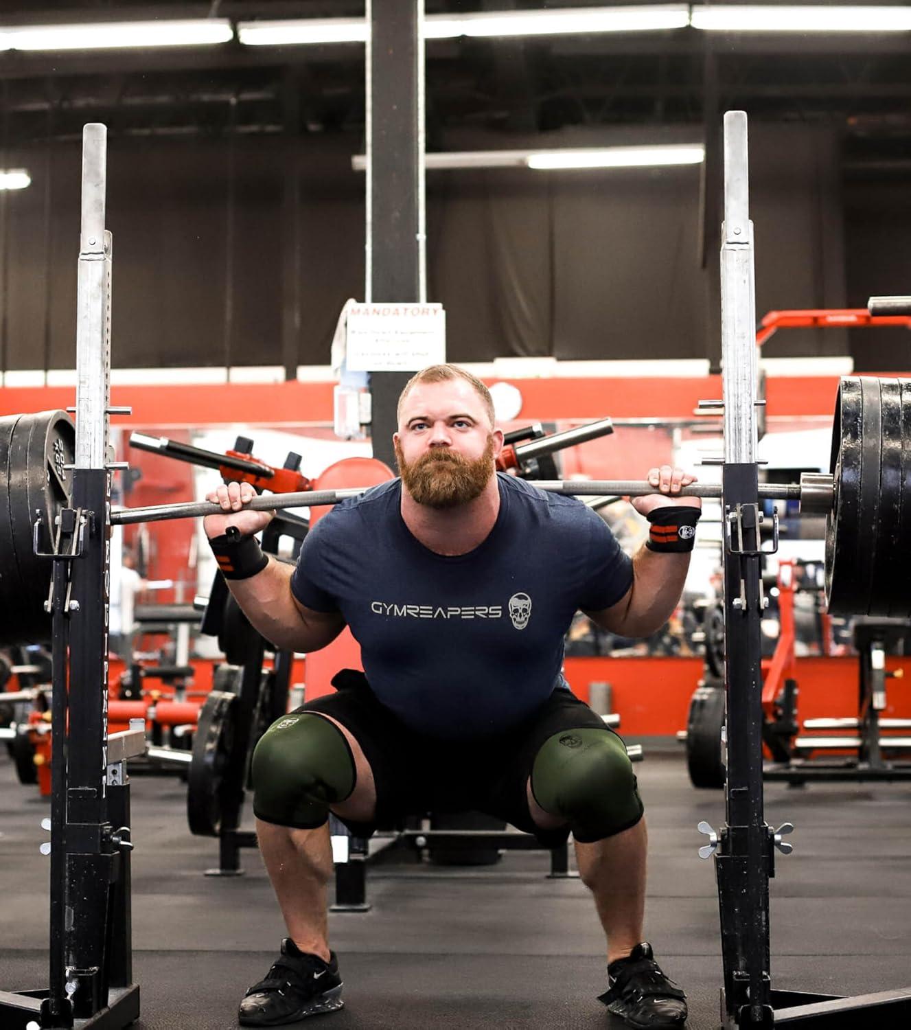 imageGymreapers Moisture Wicking Short Sleeve TShirt for Men Crew Neck Workout Shirts Casual Gym Cotton Everyday TeeNavyWhite