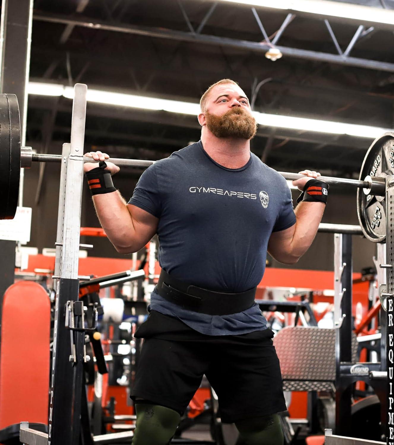 imageGymreapers Moisture Wicking Short Sleeve TShirt for Men Crew Neck Workout Shirts Casual Gym Cotton Everyday TeeNavyWhite