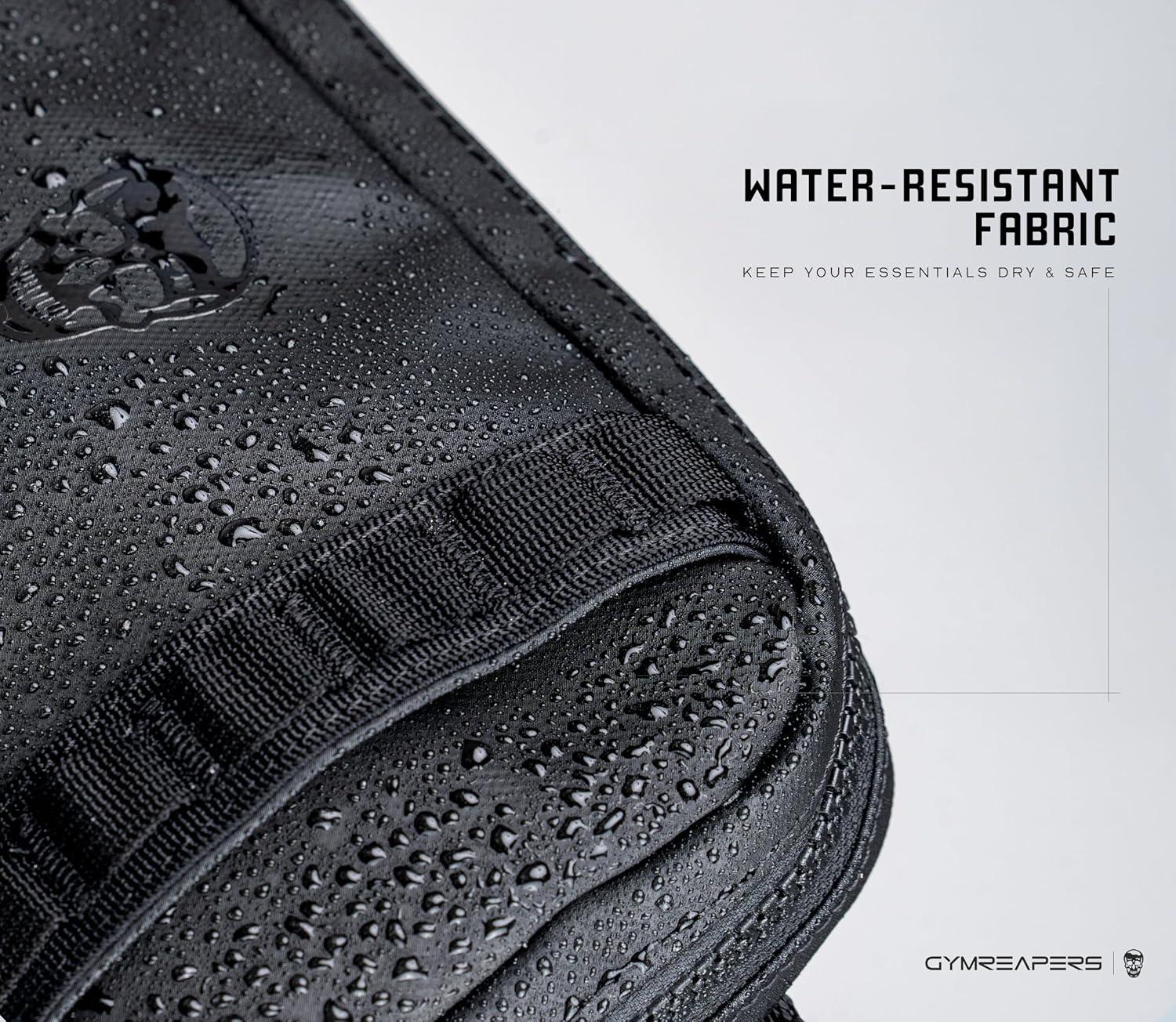 imageGymreapers Travel Small Crossbody Bags for Men ampamp Women with Hidden Pocket Waterproof Crosssbody Fanny Pack for Men with Adjustable Shoulder Sling Belt for Traveling Running ampamp Hiking GunmetalOnyx