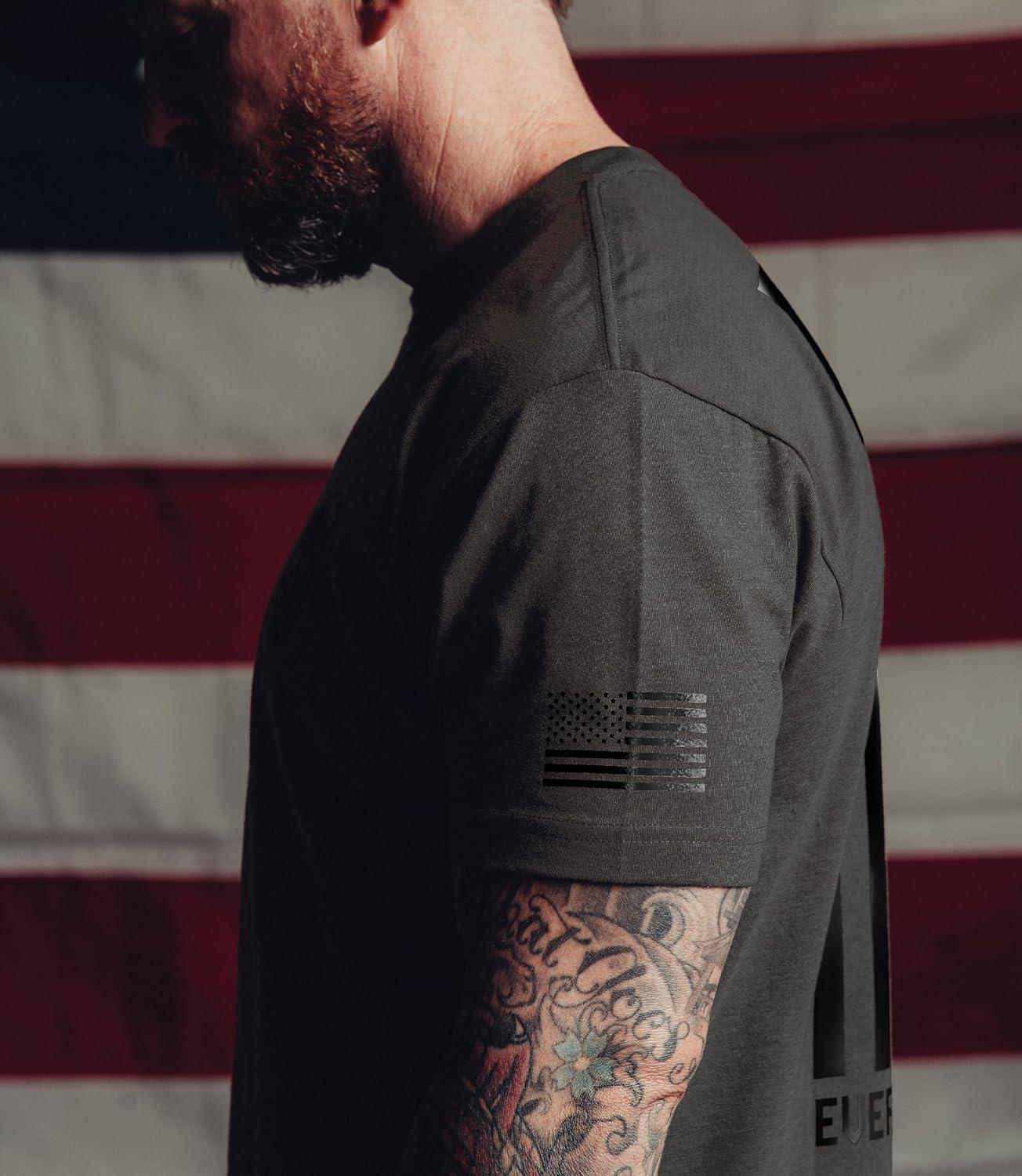 imageGymreapers Valor Moisture Wicking TShirts for Men Short Sleeve Workout Gym Shirts Running Athletic Tees ampamp Dry Fit TshirtBlackBlack