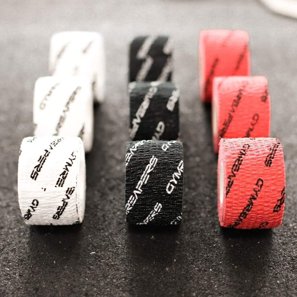 imageGymreapers Weightlifting Adhesive Thumb Tape Stretchy Athletic Tape Grip ampamp Protection for Olympic Lifting Cross Training Powerlifting HookgripBlack