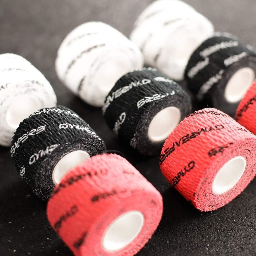 imageGymreapers Weightlifting Adhesive Thumb Tape Stretchy Athletic Tape Grip ampamp Protection for Olympic Lifting Cross Training Powerlifting HookgripRed