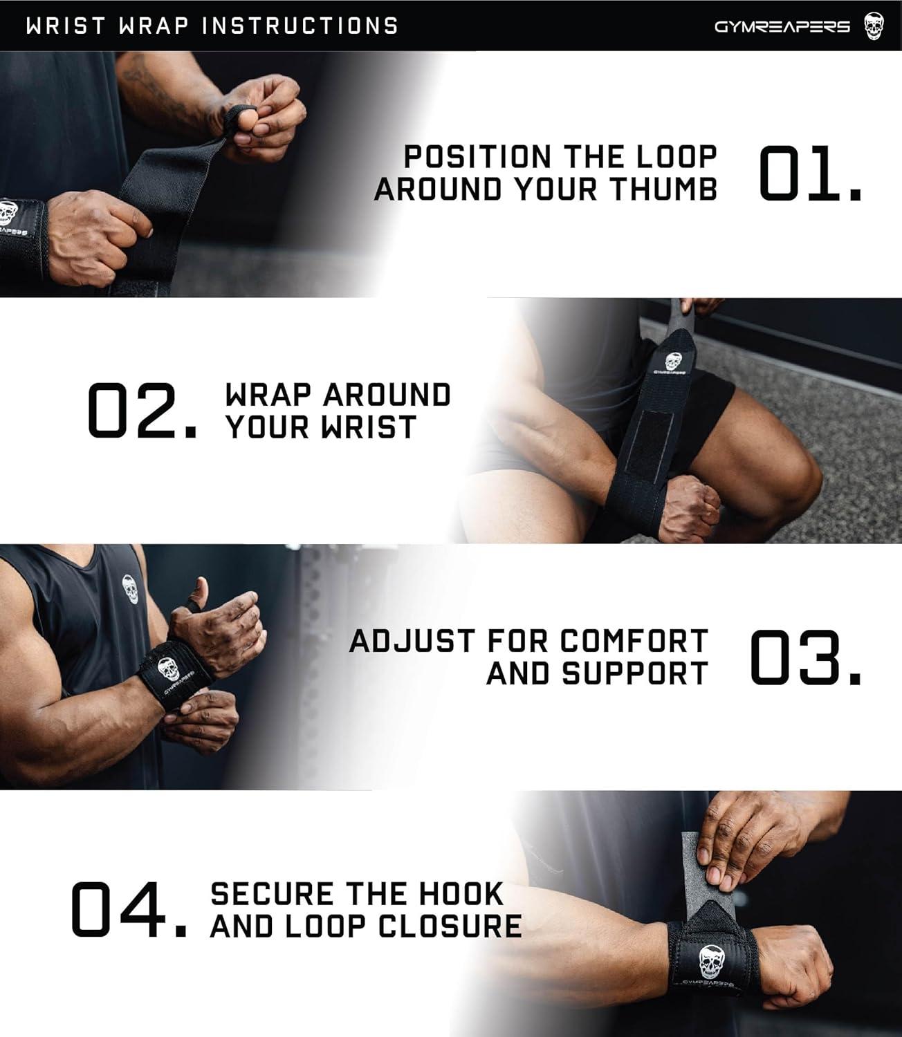 imageGymreapers Weightlifting Wrist Wraps IPF Approved 18quot Professional Quality Wrist Support with Heavy Duty Thumb Loop Best Wrap for Powerlifting Competition Strength Training BodybuildingDesert Sand