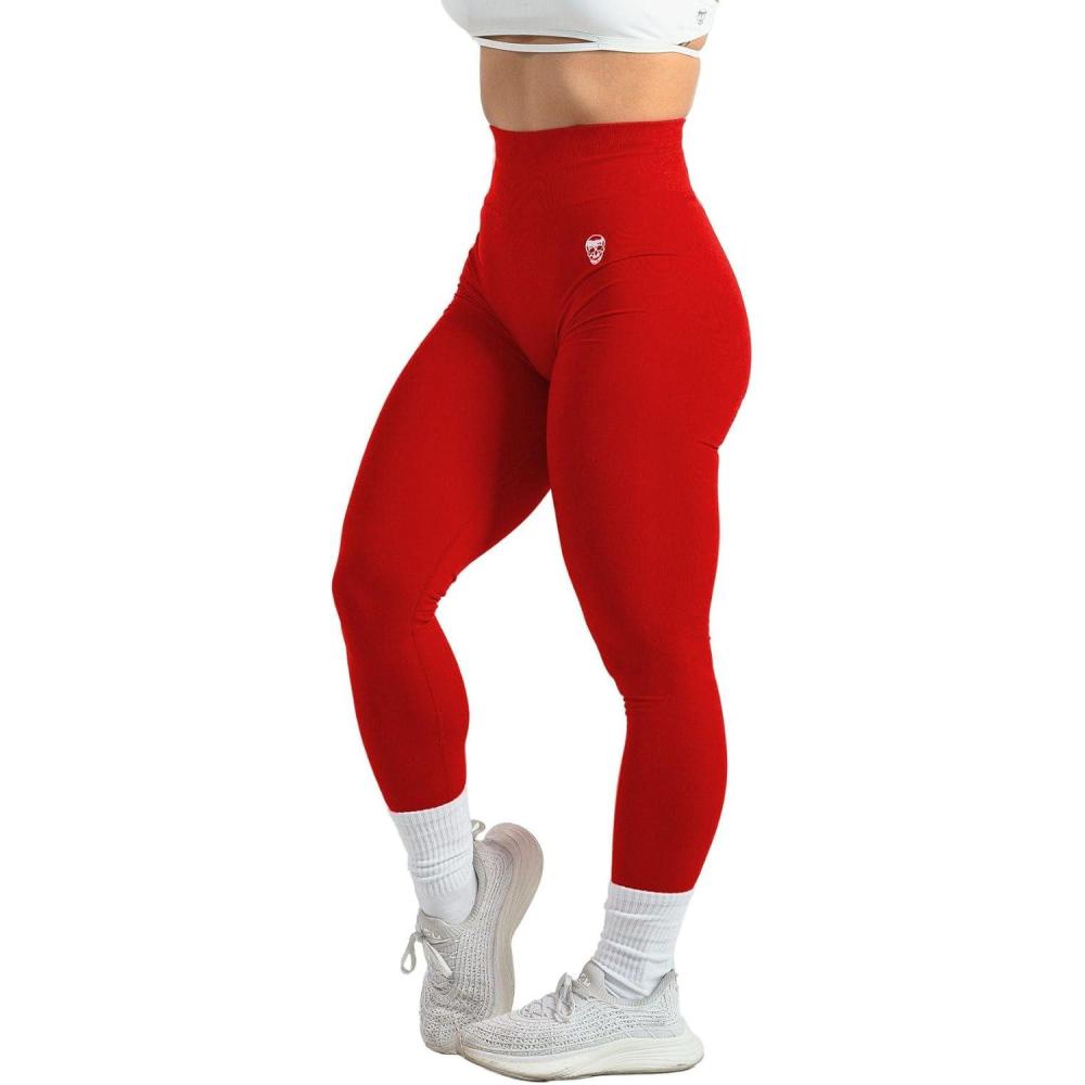 imageGymreapers Infinity Seamless Workout Leggings for Women High Waist Seamless Leggings for Exercise Running Active Yoga PantsCarolina Reaper
