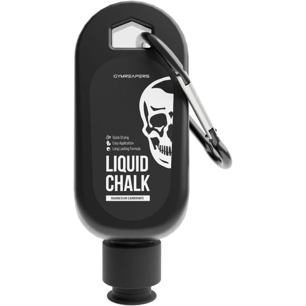 imageGymreapers Liquid Chalk  Gym Chalk for Weightlifting Powerlifting Gymnastics Rock Climbing Tennis  Long Lasting Mess Free Sweat Resistant Workout Chalk50ML  1 Pack
