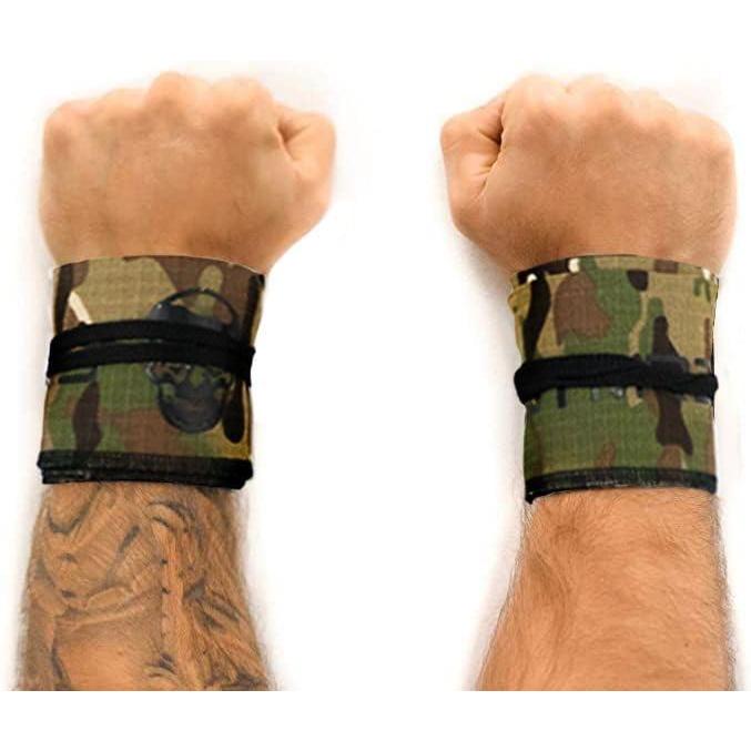 imageGymreapers Strength Wrist Wraps for Cross Training Olympic Lifting Strength WOD Workouts Calisthenics  Strong Wrist Support for Men and Women  Fits All Wrist Sizes  Men and WomenCamo