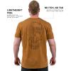 Gymreapers American Reaper Moisture Wicking T-Shirts for Men – Workout Gym Shirts – Running Athletic Tees & Dry Fit Tshirt(Coyote Brown)