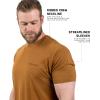 Gymreapers American Reaper Moisture Wicking T-Shirts for Men – Workout Gym Shirts – Running Athletic Tees & Dry Fit Tshirt(Coyote Brown)