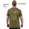 Gymreapers American Reaper Moisture Wicking T-Shirts for Men – Workout Gym Shirts – Running Athletic Tees & Dry Fit Tshirt(Olive)