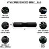 Gymreapers Barbell Squat Pad – Protective Bridge Pad For Hip Thrust, Squats, Lunges – Hip Support, Neck Protection For Bar(Black Covered)