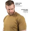 Gymreapers Clip Tag Basic Tee – Men’s Athletic Fit Crew Neck T-Shirt, Soft Stretch, Tagless, Short Sleeve Workout Shirt(Khaki)