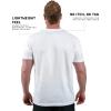 Gymreapers Clip Tag Basic Tee – Men’s Athletic Fit Crew Neck T-Shirt, Soft Stretch, Tagless, Short Sleeve Workout Shirt(White)