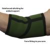 Gymreapers Elbow Sleeves for Weightlifting Powerlifting and Bench Press Support and Compression for Tendonitis Pain Relief 5mm Neoprene Training Gear for Men and Women(Military Green/Black)