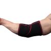 Gymreapers Elbow Sleeves for Weightlifting Powerlifting and Bench Press Support and Compression for Tendonitis Pain Relief 5mm Neoprene Training Gear for Men and Women(Black/Red)