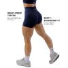 Gymreapers Halo Seamless Shorts for Women – Squat Proof High Waisted Glute Scrunch, Quick Drying Biker, Yoga Running Gym(Cobalt)