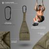 Gymreapers Hanging Ab Straps for Pull-Up Bar — Hang Bar Assist Strap & Strength Workout Exercise Equipment, Padded Adjustable Arm Supports with 2 Steel Carabiners for Leg Raises, Abdominal & Core Training(Ranger Green)