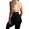 Gymreapers High Waisted Flare Leggings for Women Stretchy Workout Bootcut Gym Leggings – Tummy Control Wide Leg Yoga Pants(Black)
