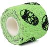 Gymreapers Hook Grip Weightlifting Tape (3 Pack) Premium Adhesive Thumb Skull Tape for Finger Protection, Powerlifting, Exercise & Cross Training – Athletic Sweat Proof Tape(Neon Green)