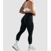 Gymreapers Infinity Seamless Workout Leggings for Women High Waist Seamless Leggings for Exercise Running Active Yoga Pants(Black Marl)
