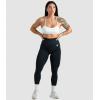 Gymreapers Infinity Seamless Workout Leggings for Women High Waist Seamless Leggings for Exercise Running Active Yoga Pants(Black Marl)