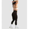 Gymreapers Infinity Seamless Workout Leggings for Women High Waist Seamless Leggings for Exercise Running Active Yoga Pants(Espresso)