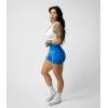Gymreapers Infinity Seamless Workout Shorts High Waist Biker Shorts for Women Athletic Gym Running Pilates Yoga Sport Short(Azure Blue)