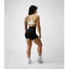Gymreapers Infinity Seamless Workout Shorts High Waist Biker Shorts for Women Athletic Gym Running Pilates Yoga Sport Short(Black Marl)