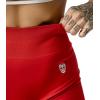 Gymreapers Infinity Seamless Workout Shorts High Waist Biker Shorts for Women Athletic Gym Running Pilates Yoga Sport Short(Carolina Reaper)