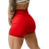 Gymreapers Infinity Seamless Workout Shorts High Waist Biker Shorts for Women Athletic Gym Running Pilates Yoga Sport Short(Carolina Reaper)