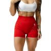 Gymreapers Infinity Seamless Workout Shorts High Waist Biker Shorts for Women Athletic Gym Running Pilates Yoga Sport Short(Carolina Reaper)