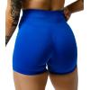 Gymreapers Infinity Seamless Workout Shorts High Waist Biker Shorts for Women Athletic Gym Running Pilates Yoga Sport Short(Electric Blue)