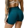 Gymreapers Infinity Seamless Workout Shorts High Waist Biker Shorts for Women Athletic Gym Running Pilates Yoga Sport Short(Emerald)