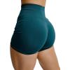 Gymreapers Infinity Seamless Workout Shorts High Waist Biker Shorts for Women Athletic Gym Running Pilates Yoga Sport Short(Emerald)