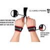Gymreapers Lifting Wrist Straps for Weightlifting, Bodybuilding, Powerlifting, Strength Training, & Deadlifts – Padded Neoprene with 18 inch Cotton(Black/Red)