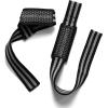 Gymreapers Lifting Wrist Straps for Weightlifting, Bodybuilding, Powerlifting, Strength Training, & Deadlifts – Padded Neoprene with 18 inch Cotton(Gray/USA)