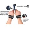 Gymreapers Lifting Wrist Straps for Weightlifting, Bodybuilding, Powerlifting, Strength Training, & Deadlifts – Padded Neoprene with 18 inch Cotton(Navy)
