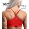 Gymreapers Seamless Sports Bra for Women – Wireless Compression Padded Supportive Bras for Gym, Yoga, & Fitness(Carolina Reaper)