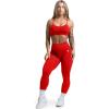 Gymreapers Seamless Sports Bra for Women – Wireless Compression Padded Supportive Bras for Gym, Yoga, & Fitness(Carolina Reaper)