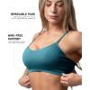 Gymreapers Seamless Sports Bra for Women – Wireless Compression Padded Supportive Bras for Gym, Yoga, & Fitness(Emerald)