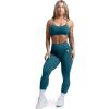 Gymreapers Seamless Sports Bra for Women – Wireless Compression Padded Supportive Bras for Gym, Yoga, & Fitness(Emerald)