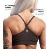 Gymreapers Seamless Sports Bra for Women – Wireless Compression Padded Supportive Bras for Gym, Yoga, & Fitness(Espresso)