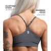Gymreapers Seamless Sports Bra for Women – Wireless Compression Padded Supportive Bras for Gym, Yoga, & Fitness(Flat Gray)