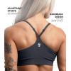Gymreapers Seamless Sports Bra for Women – Wireless Compression Padded Supportive Bras for Gym, Yoga, & Fitness(Graphite)