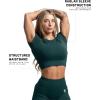 Gymreapers Short Sleeve Workout Tops for Women – Crop Tops for Women Tee – Yoga Athletic Tops for Running, Gym, & Training(Reef)