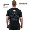 Gymreapers Skull Moisture Wicking T-Shirts for Men – Short Sleeve Workout Gym Shirts – Running Athletic Tees & Dry Fit Tshirt(Bury Doubt)