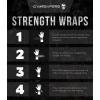 Gymreapers Strength Wrist Wraps for Cross Training, Olympic Lifting, Strength, WOD Workouts, Calisthenics – Strong Wrist Support for Men and Women – Fits All Wrist Sizes | Men and Women(Black/Black)