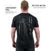 Gymreapers Valor Moisture Wicking T-Shirts for Men – Short Sleeve Workout Gym Shirts – Running Athletic Tees & Dry Fit Tshirt(Black/Black)